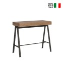 Extendable console table 90x40-196cm wooden table Banco Small Oak On Sale