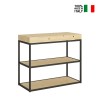 Design extending wooden console table 90x40-290cm Camelia Nature On Sale