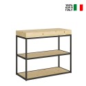 Wooden extending console table 90x40-290cm Camelia Premium Nature On Sale