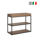 Extendable wooden console table 90x40-196cm Plano Small Oak On Sale