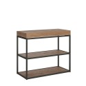 Extendable wooden console table 90x40-196cm Plano Small Oak Offers