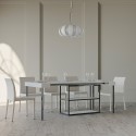 Extendable white dining console table 90x40-300cm Plano Sale