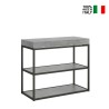 Design extending console table 90x40-300cm grey Plano Concrete table On Sale