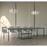 Extending console table 90x40-300cm grey Plano Premium Concrete Sale