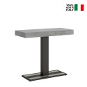 Console table grey extensible 90x40-300cm Capital Premium Concrete On Sale
