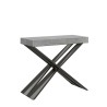 Extendable console table 90x40-196cm Diago Small Concrete grey table Offers