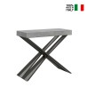 Extendable console table 90x40-196cm Diago Small Concrete grey table On Sale
