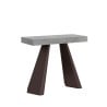 Extendable console table 90x40-196cm Grey Diamante Small Concrete table Offers