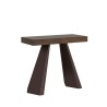 Extending console table 90x40-300cm walnut wood table Diamante Noix Offers
