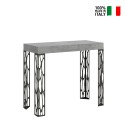 Extendable console table 90x40-196cm Ghibli Small Concrete grey table On Sale