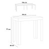 Design extending console table 90x40-196cm Ghibli Small Marble table Sale