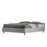 Nuamo Concrete grey double bed 160x190cm storage unit Offers