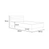 Ankel Oak Queen Wooden Bed Frame with Storage Slats 160x190cm Bulk Discounts
