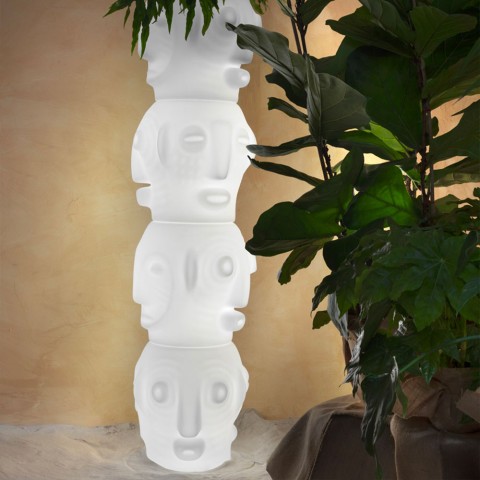 Slide Ethnic Modern Design Threebù Pot Light Plant Vase Promotion