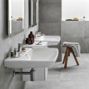 Suspended washbasin 60cm ceramic bathroom sanitaryware Geberit Selnova On Sale