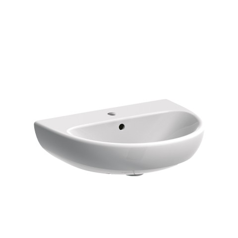 Suspended washbasin 65cm ceramic bathroom sink 1 and 3 holes Geberit Selnova Promotion