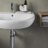 60cm wall-hung ceramic washbasin for 1 and 3 hole bathroom Geberit Selnova On Sale