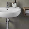 Suspended washbasin 65cm ceramic bathroom sink 1 and 3 holes Geberit Selnova On Sale