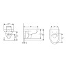 WC wall-hung toilet cassette concealed sanitary ware Geberit Selnova Offers