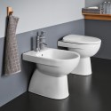 Bidet ceramic floor-standing bathroom fixtures concealed fixing Geberit Selnova On Sale
