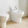Floor-standing bidet flush-to-wall ceramic modern bathroom sanitaryware Zentrum VitrA On Sale
