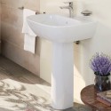 Wall-hung washbasin bathroom ceramic 60 cm sanitaryware Zentrum VitrA On Sale