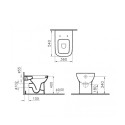 S20 VitrA floor-standing ceramic WC with flush wall outlet Offers