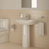 Bathroom ceramic washbasin wall-hung 60cm sanitary ware S20 VitrA Offers