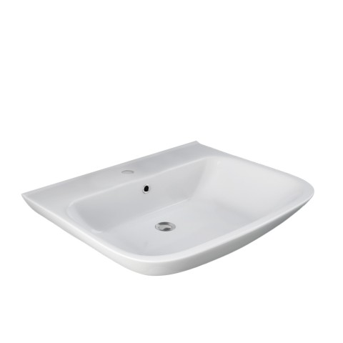 River sanitary ware 65cm wall-hung ceramic bathroom sink Promotion