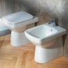 Floor-standing WC vertical horizontal flush Rimfree sanitary ware Geberit Selnova On Sale