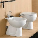 Floor-standing ceramic toilet bowl horizontal flush Geberit Colibrì sanitary ware On Sale