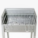 Portable Iron Charcoal Barbecue with Grill 40x30 Stromboli Sale