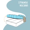 Demas Noix Wooden Storage Double Bed 160x190cm Walnut Catalog