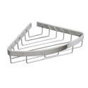 Shower shelf corner basket aluminium chrome black Attractive Sale