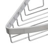Shower shelf corner basket aluminium chrome black Attractive Catalog