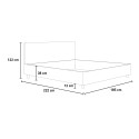 Focus M4 modern leatherette double container bed 170x210 