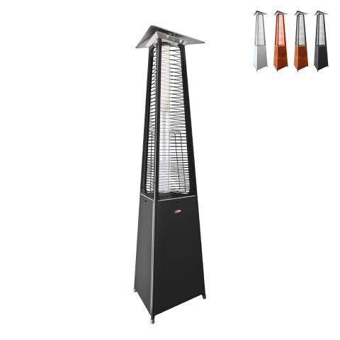 Outdoor LPG gas pyramid heater bar restaurant Falò Evo Promotion