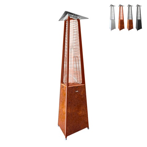 Gas pyramid heater natural gas outdoor bar restaurant Falò Evo Promotion