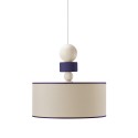 Design ceiling light wood fabric Spiedino 40D Discounts