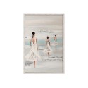 Hand-painted picture relief women beach frame 60x90cm W205 Sale