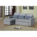 3-seater corner peninsula sofa bed for living rooms and parlours Smeraldo Buy