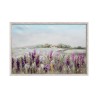 Hand-painted canvas landscape flower field 60x90cm W619 Sale