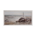 Hand-painted painting on canvas Lighthouse rocks frame 60x120cm W629 Sale