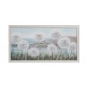 Hand-Painted Canvas Painting of Field Flowers with Dandelions, Framed 60x120cm W726 Sale