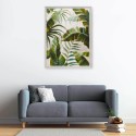 Hand-Painted Leaf Canvas Artwork 90x120cm with Frame W827 Promotion
