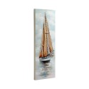 Hand-painted picture Sailboat on canvas 30x90cm with frame Z421 Catalog
