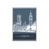 Print photography poster city London frame 50x70cm Unika 0005 On Sale