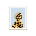 Poster print photography woman wings butterfly frame 30x40cm Unika 0043 On Sale