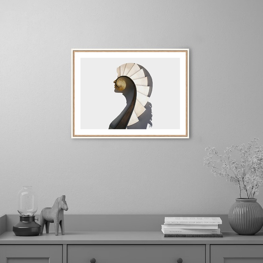 Modern Spiral Staircase Portrait Photograph Print 30x40cm Unika 0050 Promotion