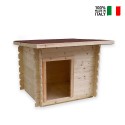 Outdoor wooden kennel medium-small dogs 98x77 h84cm Lilly On Sale
